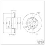 Dynamite Friction 600-31114 Disc Brake Rotor - Rear - view 6