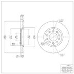 Dynamite Friction 600-42012 Disc Brake Rotor - Rear - view 2