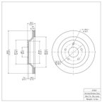 Dynamite Friction 600-47021 Disc Brake Rotor - Front - view 6
