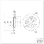 Dynamite Friction 600-47039 Disc Brake Rotor - Rear - view 7