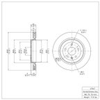 Dynamite Friction 600-47047 Disc Brake Rotor - Rear - view 6