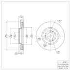 Dynamite Friction 600-52027 Disc Brake Rotor - Front - view 6