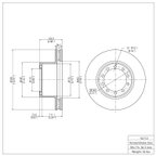 Dynamite Friction 600-54112 Disc Brake Rotor - Front or Rear - view 6