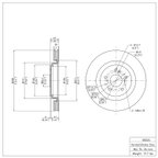 Dynamite Friction 600-58026 Disc Brake Rotor - Front - view 7