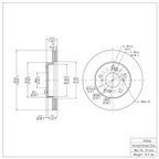 Dynamite Friction 600-59036 Disc Brake Rotor - Front - view 6