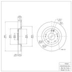 Dynamite Friction 600-59068 Disc Brake Rotor - Rear - view 6