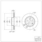 Dynamite Friction 600-63127 Disc Brake Rotor - Front - view 7