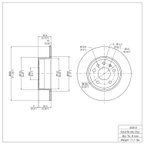 Dynamite Friction 600-65010 Disc Brake Rotor - Rear - view 2