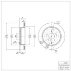 Dynamite Friction 600-67089 Disc Brake Rotor - Rear - view 7