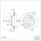 Dynamite Friction 600-74048 Disc Brake Rotor - Rear - view 6
