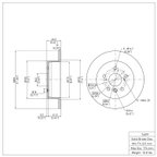 Dynamite Friction 600-76091 Disc Brake Rotor - Rear - view 6