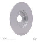 Dynamite Friction 600-80077 Disc Brake Rotor - Rear - view 4