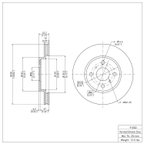 Dynamite Friction 600-91002 Disc Brake Rotor - Front - view 7