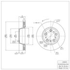 Dynamite Friction 604-02067D Disc Brake Rotor - Rear Left - view 6