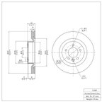 Dynamite Friction 604-11009 Disc Brake Rotor - Front - view 7