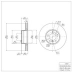 Dynamite Friction 604-31029 Disc Brake Rotor - Front - view 7