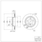 Dynamite Friction 604-31047 Disc Brake Rotor - Rear - view 7