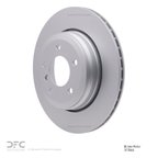 Dynamite Friction 604-31066 Disc Brake Rotor - Rear - view 2