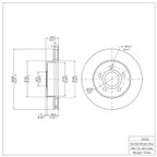 Dynamite Friction 604-42024 Disc Brake Rotor - Front - view 6