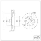 Dynamite Friction 604-45008 Disc Brake Rotor - Front - view 6