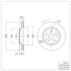 Dynamite Friction 604-47023D Disc Brake Rotor - Front Left - view 2