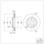 Dynamite Friction 604-48054 Disc Brake Rotor - Front - view 6