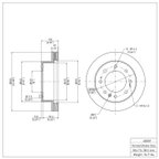 Dynamite Friction 604-48059 Disc Brake Rotor - Front - view 6