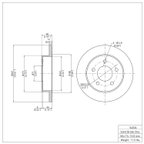 Dynamite Friction 604-54034 Disc Brake Rotor - Rear - view 2