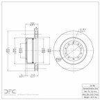 Dynamite Friction 604-54180 Disc Brake Rotor - Rear - view 6
