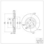 Dynamite Friction 604-59027 Disc Brake Rotor - Front - view 6