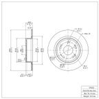 Dynamite Friction 604-59032 Disc Brake Rotor - Rear - view 6