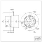 Dynamite Friction 604-59041 Disc Brake Rotor - Rear - view 2