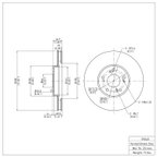 Dynamite Friction 604-59045 Disc Brake Rotor - Front - view 6