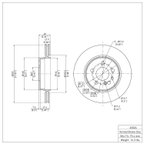 Dynamite Friction 604-63024 Disc Brake Rotor - Rear - view 6