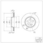 Dynamite Friction 604-63040 Disc Brake Rotor - Rear - view 6