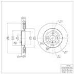 Dynamite Friction 604-63146 Disc Brake Rotor - Front - view 2