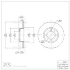 Dynamite Friction 604-67009 Disc Brake Rotor - Front - view 6