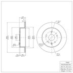 Dynamite Friction 604-75007 Disc Brake Rotor - Rear - view 6