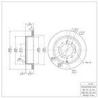 Dynamite Friction 604-76137 Disc Brake Rotor - Rear - view 6