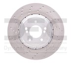 Dynamite Friction 624-31091D Disc Brake Rotor - Rear Left - view 1