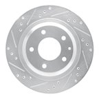 Dynamite Friction 631-80032L Disc Brake Rotor - Rear Left - view 1