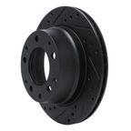Dynamic Friction 633-02002L Disc Brake Rotor - Rear Left - view 2