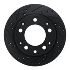 Dynamic Friction 633-02002L Disc Brake Rotor - Rear Left - view 1