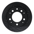 Dynamic Friction 633-02002R Disc Brake Rotor - Rear Right - view 1