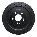 Dynamite Friction 633-10007L Disc Brake Rotor - Rear Left - view 1