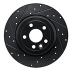 Dynamic Friction 633-11028L Disc Brake Rotor - Rear Left - view 1