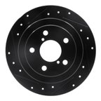Dynamite Friction 633-13008L Disc Brake Rotor - Rear Left - view 1