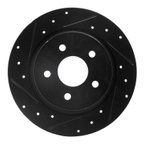 Dynamic Friction 633-21047L Disc Brake Rotor - Rear Left - view 2
