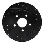 Dynamic Friction 633-21047R Disc Brake Rotor - Rear Right - view 2