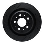 Dynamite Friction 633-26003L Disc Brake Rotor - Rear Left - view 1